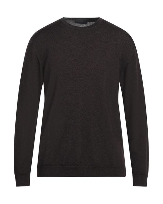 Daniele Fiesoli Black Sweater Virgin Wool for men