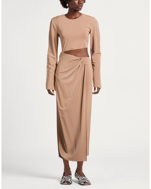 ANDAMANE Natural Midi Dress