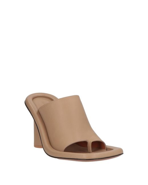 Ambush Brown Sand Sandals Leather