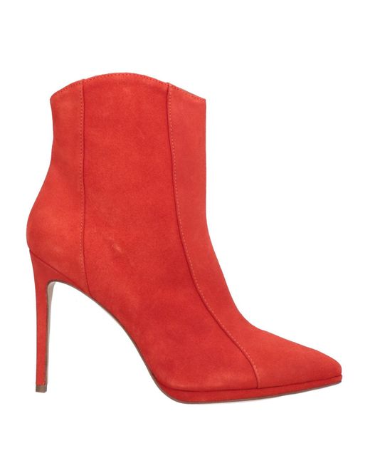 Dondup Red Ankle Boots