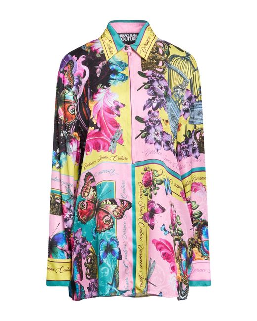 Versace Jeans Couture White Shirt Viscose