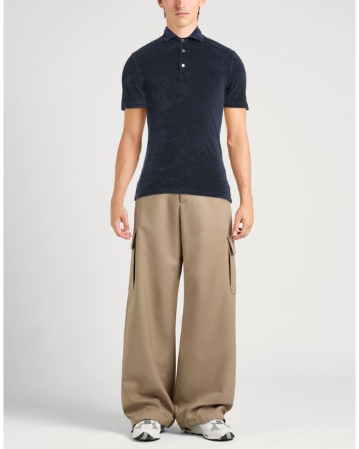 Polo Fedeli de hombre de color Blue