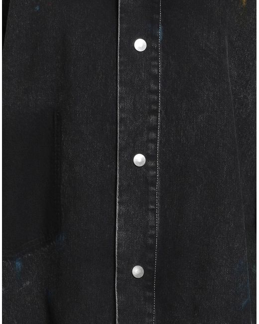 Maison Margiela Black Denim Outerwear Cotton
