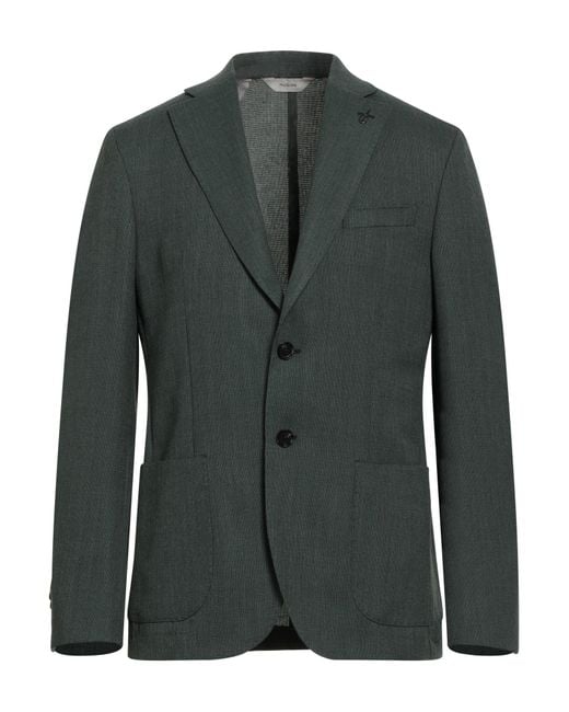 Paoloni Green Blazers for men