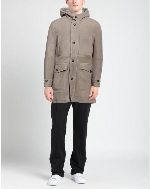 Vintage De Luxe Gray Coat for men