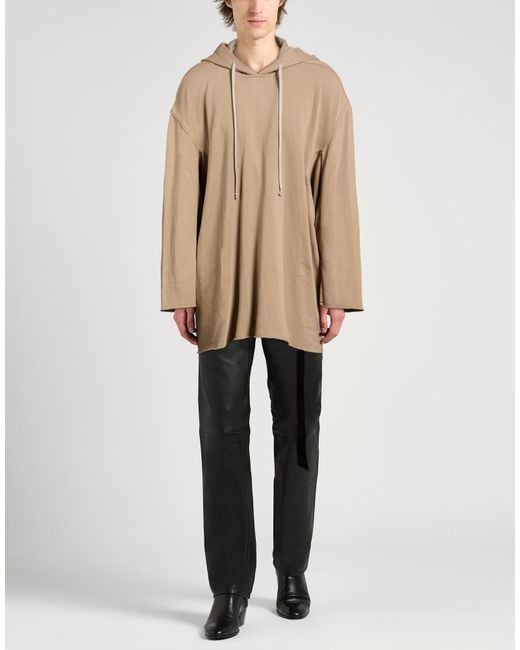 Rick Owens Natural Sweatshirt for men