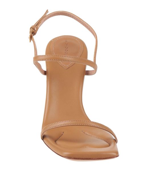 A.Bocca Pink Camel Sandals Leather