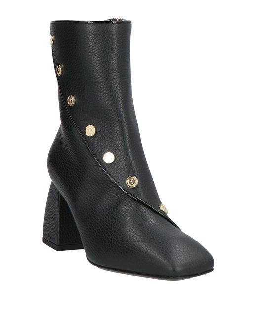 Pollini Black Ankle Boots