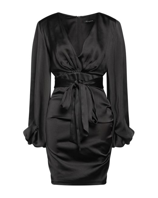 ACTUALEE Black Mini-Kleid