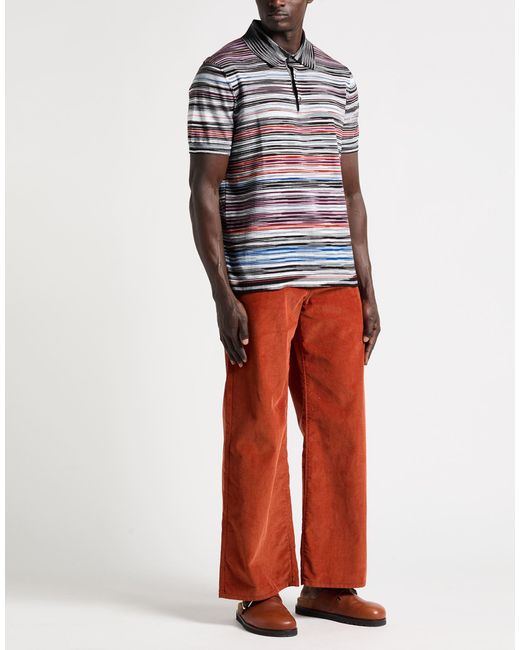 Missoni Gray Polo Shirt for men