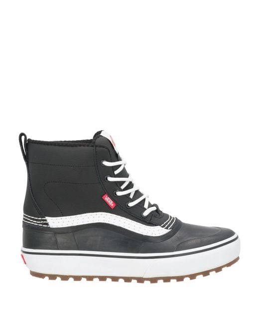 Vans Black Sneakers Leather for men