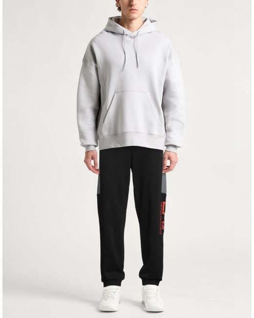 EA7 Black Pants Cotton, Elastane for men