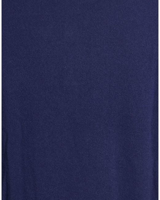 Alpha Studio Blue Sweater Geelong Wool for men