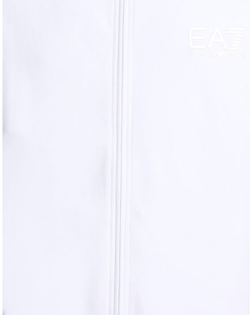 EA7 White Tracksuit Cotton, Polyester, Elastane for men
