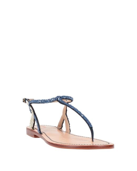 Maliparmi Natural Thong Sandal Textile Fibers