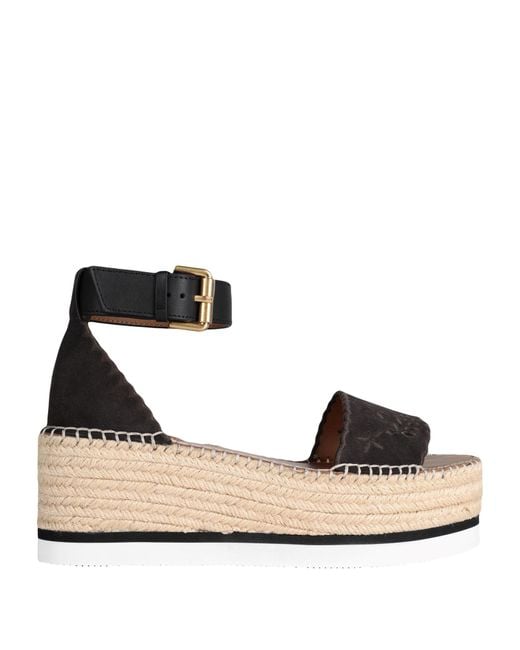 See By Chloé Black Espadrilles