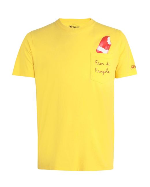 Mc2 Saint Barth Yellow T-shirt for men