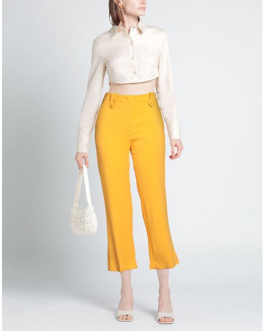 Pantalone di Moschino in Yellow