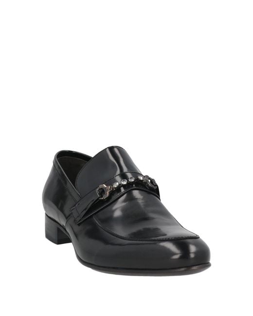 F.LLI CESETTI Black Loafer for men
