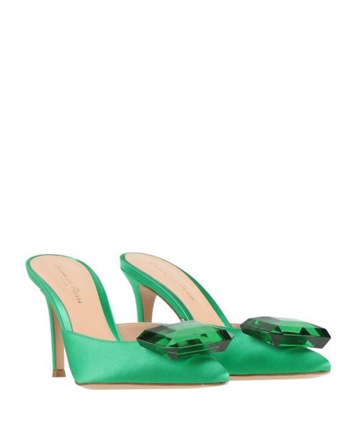 Gianvito Rossi Green Mules & Clogs