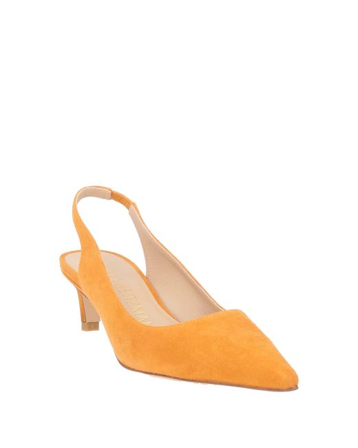 Stuart Weitzman Orange Pumps