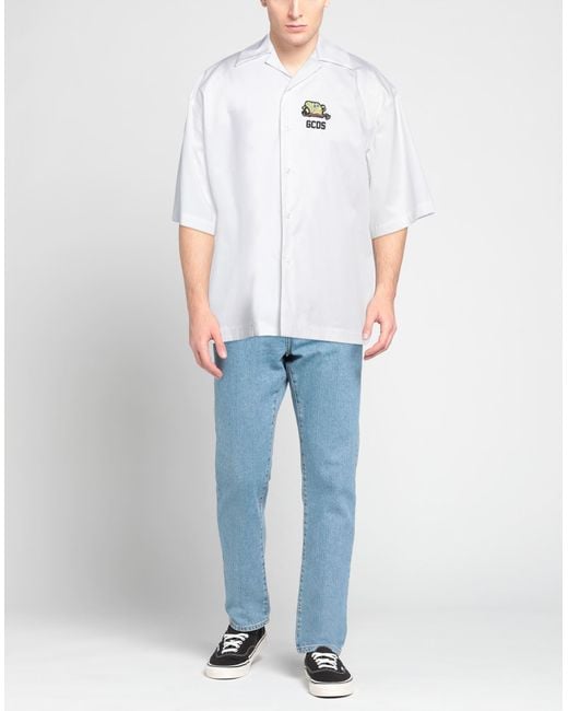 Camisa Gcds de hombre de color White