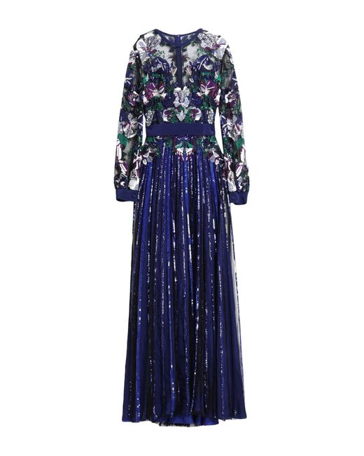 Elie Saab Blue Maxi Dress