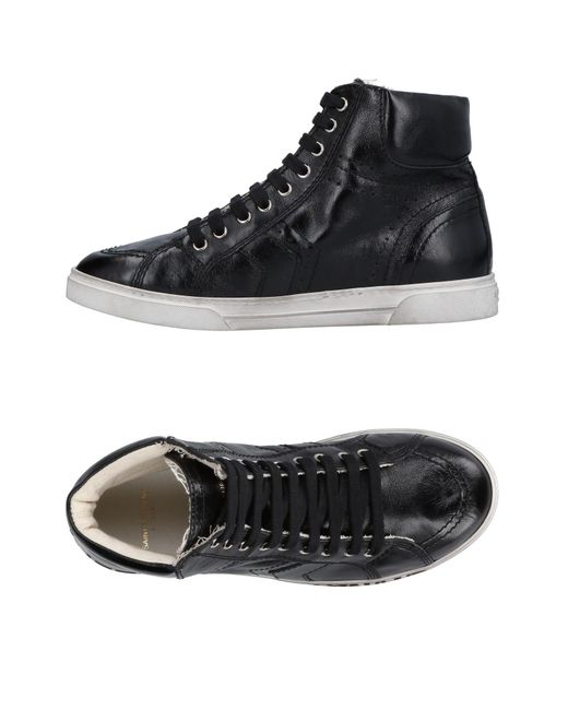 saint laurent trainers black