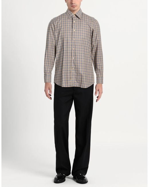 Alessandro Gherardi Gray Shirt Cotton for men