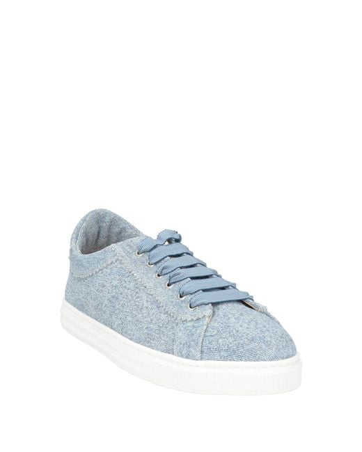 Agl Attilio Giusti Leombruni Blue Sneakers Textile Fibers