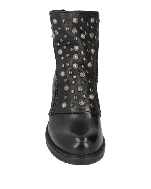 JP/DAVID Black Ankle Boots Leather