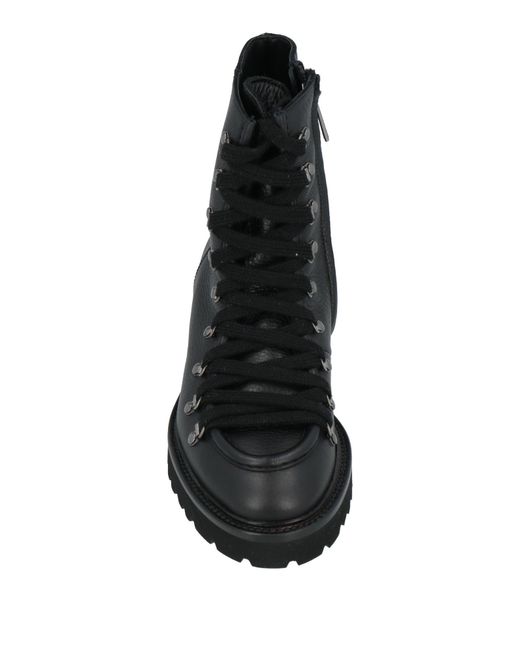 Doucal's Black Ankle Boots Leather