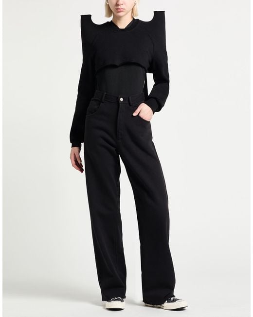 Rick Owens Black Sweatshirt