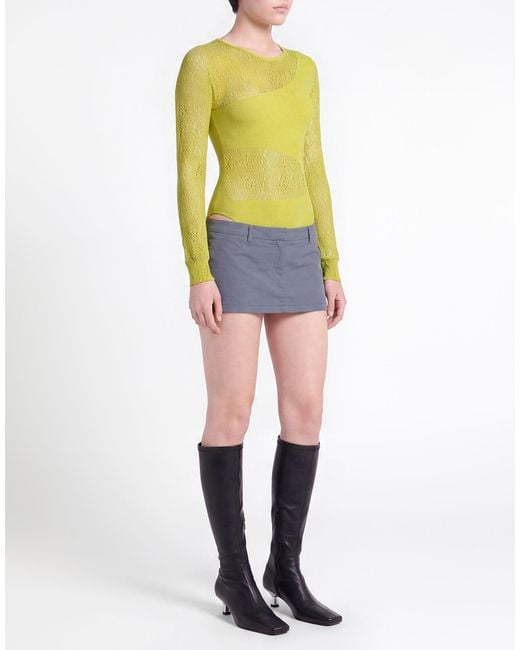 Wolford Yellow Bodysuits