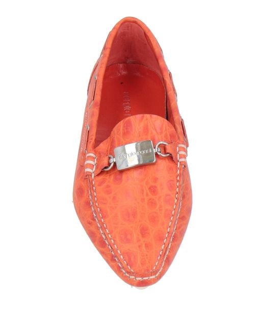 Sergio Rossi Red Loafer