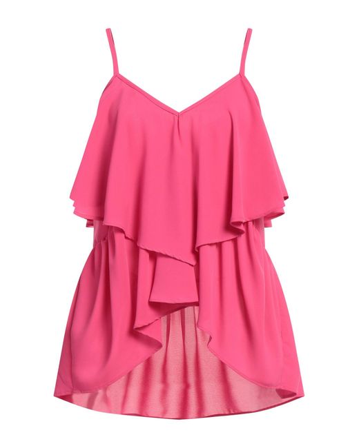 Kaos Pink Top Polyester