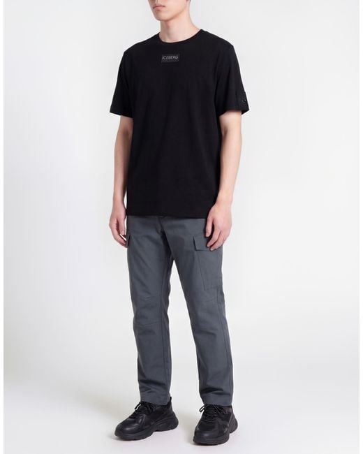 Iceberg Black T-Shirts for men