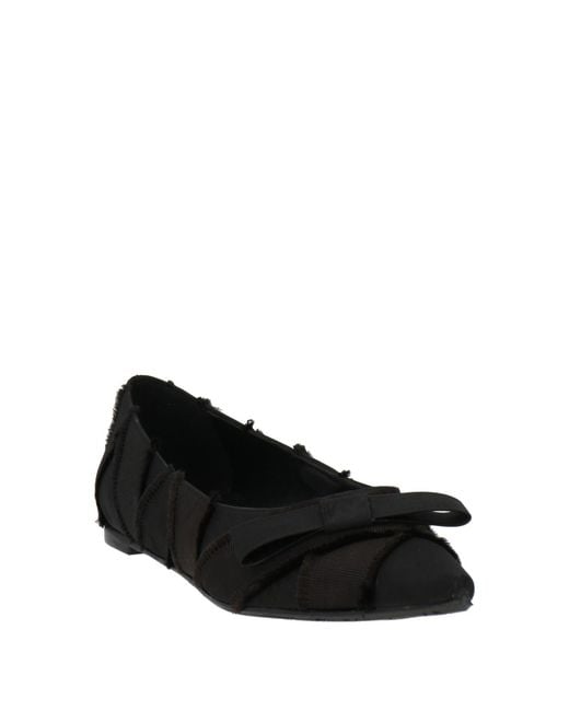 Ras Black Ballet Flats