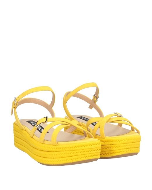 Sergio Rossi Yellow Espadrilles