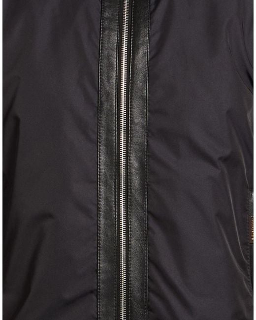 Moorer Black Charcoal Jacket Polyester for men
