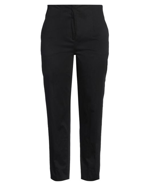 Beatrice B. Black Pants Cotton, Elastane