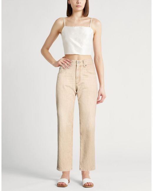 Brunello Cucinelli Natural Jeans Cotton