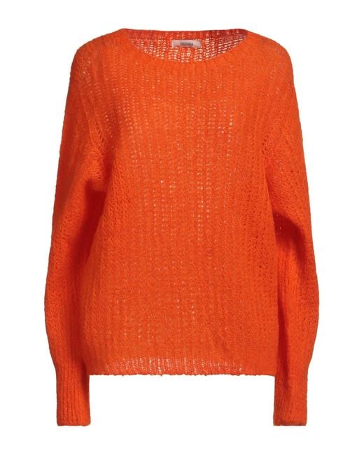 Fracomina Orange Collection Sweater Acrylic, Polyamide, Mohair Wool, Wool