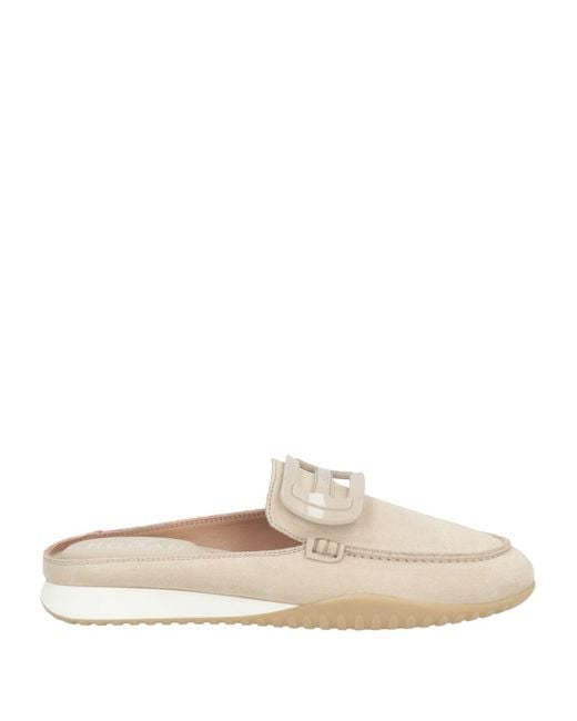 Hogan White Mules & Clogs