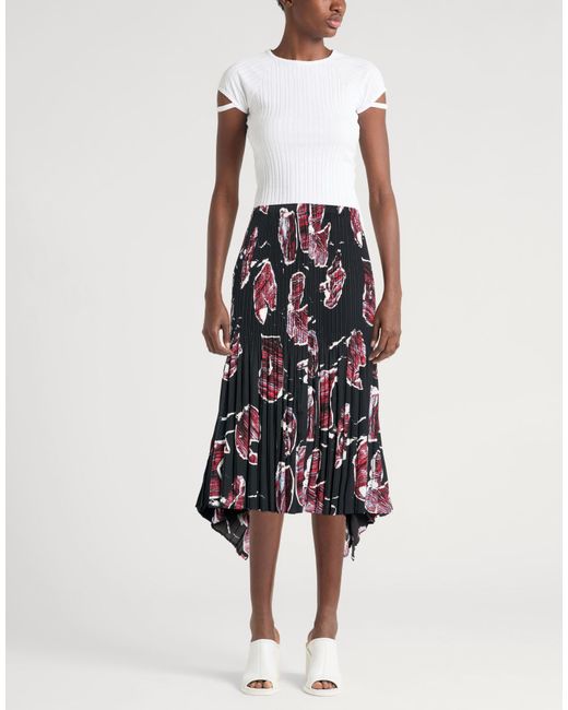 Colville White Midi Skirt Polyester