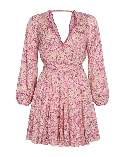 Poupette Pink Mini Dress Viscose