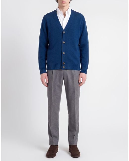 Roda Blue Cardigan for men