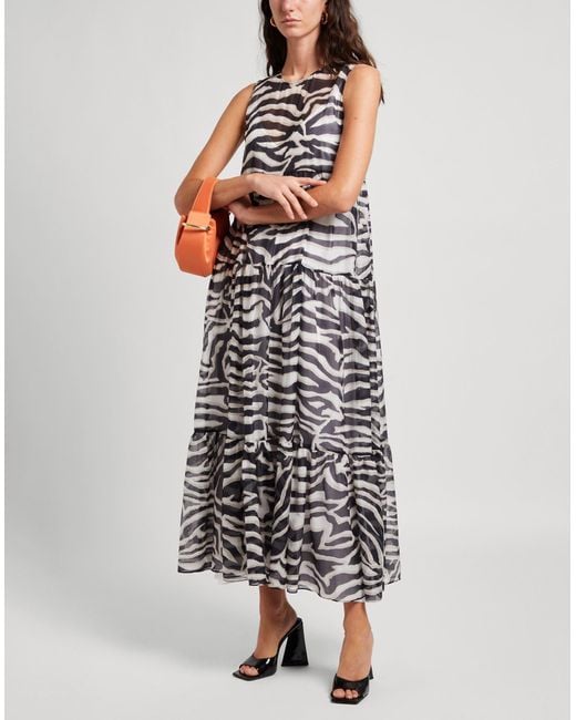 Max Mara White Maxi-Kleid