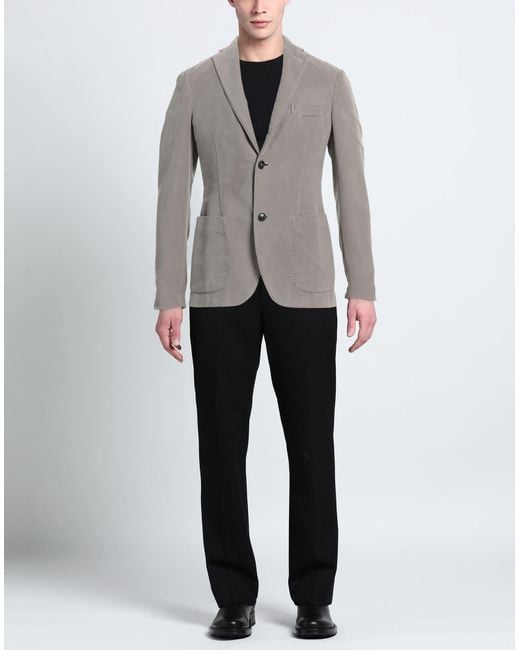 Montedoro Gray Blazer for men