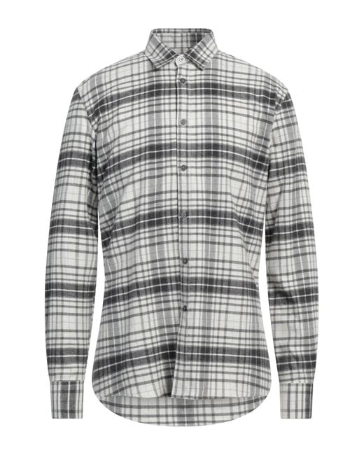 Daniele Alessandrini Gray Shirt Cotton for men
